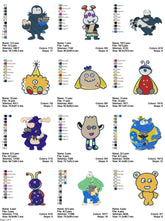 Monsters-Monsterware - Pack of 44 Designs - Embroidery Design